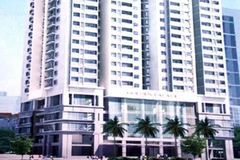 Mô hình văn phòng cho thuê đang được xây dựng tại quận Hà Đông, Hà Nội. (Nguồn: Tuấn Anh/TTXVN)