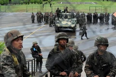 Cuộc đảo chính quân sự ở Honduras hồi tháng 6 năm ngoái đã khiến nước này khủng hoảng chính trị trong thời gian dài. (Ảnh minh họa: AFP/TTXVN)