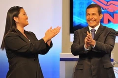 Ứng cử viên Keiko Fujimori (bên trái) và Ollanta Humala. (Nguồn: Getty Images)