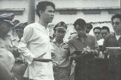 Anh Nguyễn Văn Trỗi trước giờ bị hành quyết. (Ảnh: Internet)