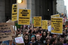 Biểu tình phản đối thất nghiệp tại Mỹ. Ảnh minh họa. (Nguồn: AFP/TTXVN)