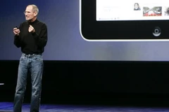 CEO của Apple Steve Jobs trong buổi giới thiệu iPad tại San Francisco hôm 27/1. (Nguồn: AFP/TTXVN)