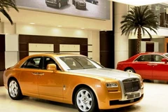 Rolls Royce Ghost Arizona Sun tại showroom Abu Dhabi. (Nguồn: Internet)