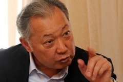 Tổng thống Kyrgyzstan Kurmanbek Bakiyev. (Ảnh: Getty Images)