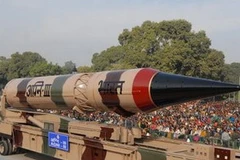 Tên lửa Agni-III của Ấn Độ. (Ảnh: Internet)