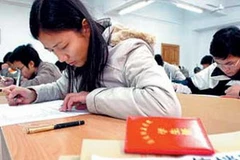 Các thí sinh tham gia một kì thi đại học ở Trung Quốc. Ảnh minh họa. (Nguồn: Internet)