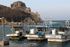 Tàu thuyền không được phép đi lại ở khu vực gần đảo Baengnyeong từ 25/1-29/3. (Ảnh: nytimes.com)