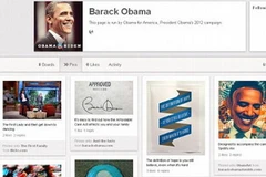 Trang Pinterest của Tổng thống được điều hành bởi đội ngũ có tên "Obama vì nước Mỹ." (Nguồn: slashgear)