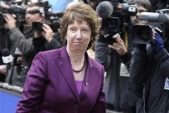 Đại diện cấp cao Liên minh châu Âu (EU) phụ trách các vấn đề đối ngoại Catherine Ashton. (Nguồn: AP)