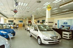 Tại showroom bán ôtô của Huyndai ở New Dehli. Ảnh minh họa. (Nguồn: Internet)