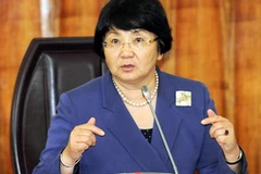 Tổng thống lâm thời Kyrgyzstan Roza Otunbayeva. (Nguồn: THX/ TTXVN)