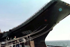 Tàu sân bay Varyag. (Nguồn: Reuters)