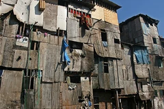 Một khu ổ chuột ở Ấn Độ. (Nguồn: flickr)