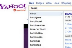 Thông tin gợi ý hiện ra ngay khi gõ từ khóa tìm kiếm "hanoi" trên Search Direct. (Nguồn: Internet)