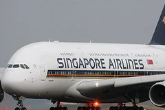 Máy bay A380 của hãng Singapore Airlines. (Nguồn: thewanderingpalate.com)