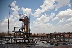 Đường ống dẫn dầu tại Heglig, Sudan. (Nguồn: AFP/TTXVN)