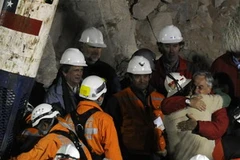 Chile giải cứu 33 thợ mỏ. (Nguồn: AFP/TTXVN)