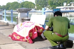 Hiện trường vụ việc. (Ảnh: Nam Thái/TTXVN)