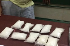 Tang vật vụ án. (Ảnh: Trần Hoàng Ngọc/TTXVN)