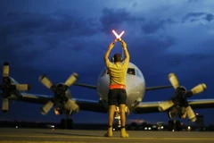 Máy bay AP-3C Orion của Không lực Hoàng gia Australia tại căn cứ Pearce ở Bullsbrook. (Nguồn: AFP/TTXVN)