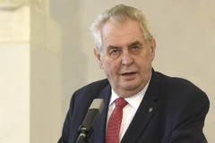 Tổng thống Cộng hòa Séc Milos Zeman. (Nguồn: AFP/TTXVN)