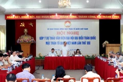 Lấy ý kiến nhân sỹ, trí thức về dự thảo văn kiện Đại hội MTTQ