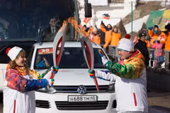 Ngọn đuốc Olympic Sochi 2014 có hành trình rước kỷ lục