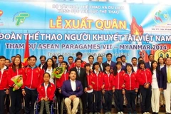 Đoàn Việt Nam sẵn sàng tham gia thi đấu tại Para Games 7