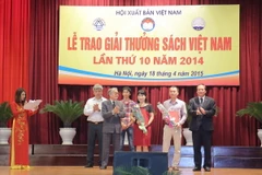 75 tác phẩm được trao giải thưởng Sách Việt Nam năm 2014