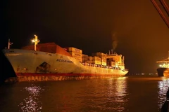 Tàu lớn nhất từ trước đến nay vào khai thác tại Cảng Hải Phòng