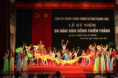 Thanh Hóa tổ chức lễ kỷ niệm 50 năm chiến thắng Hàm Rồng