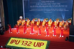 Míttinh chào mừng thành công Đại hội đồng IPU-132 tại Hà Nội