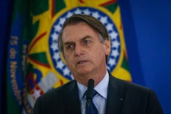 Tổng thống Brazil Jair Bolsonaro. (Nguồn: Bloomberg)