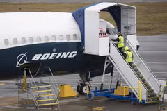Máy bay Boeing 737 MAX 9 tại nhà máy Boeing ở Renton, Washington, Mỹ. (Ảnh: AFP/TTXVN)