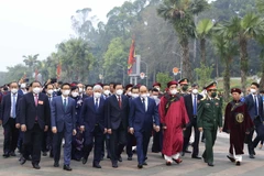[Photo] Long trọng tổ chức Lễ dâng hương tưởng niệm các Vua Hùng