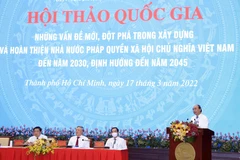 Chủ tịch nước chủ trì Hội thảo về xây dựng Nhà nước pháp quyền