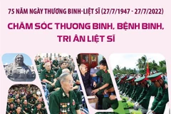 [Infographics] Chăm sóc thương binh, bệnh binh, tri ân liệt sỹ