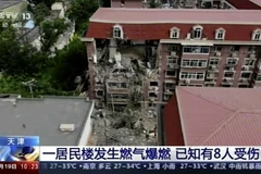 Nổ khí gas tại Trung Quốc, khiến hàng chục người thương vong