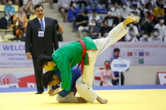 Kurash được kỳ vọng sẽ tiếp tục mang HCV về cho đoàn Việt Nam. (Ảnh: Trần Việt/TTXVN)