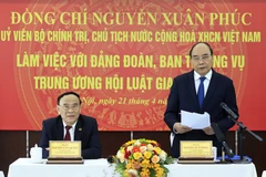 Chủ tịch nước làm việc với Trung ương Hội Luật gia Việt Nam