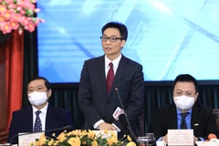 Phó Thủ tướng Vũ Đức Đam phát biểu. (Ảnh: Hoàng Hiếu/TTXVN)