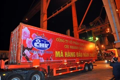 Cảng Hải Phòng chào đón mã hàng đầu tiên của Năm mới 2022 