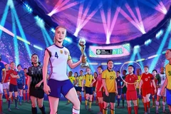 Huỳnh Như hiện diện nổi bật trên poster VCK World Cup Nữ 2023