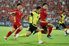 U23 Việt Nam cần phải thắng U23 Malaysia rồi mới tính tiếp. (Ảnh: Hoàng Linh/TTXVN)
