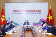 Ông Lê Hoài Trung hội đàm với Trưởng ban Liên lạc Đối ngoại Trung Quốc