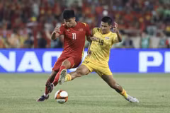 Bóng đá Việt Nam và Thái Lan nhiều lần đối đầu nhau trong năm 2022 ở nhiều cấp độ đội tuyển khác nhau. (Ảnh: TTXVN) 