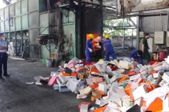 Bà Rịa-Vũng Tàu tiêu hủy hơn 4.500 hàng hóa không rõ nguồn gốc