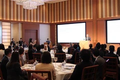 Toàn cảnh hội thảo ở Tokyo. (Ảnh: Đào Thanh Tùng/TTXVN)