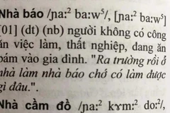 [Video] Định nghĩa "lạ" về nhà báo và những hạt sạn trong từ điển