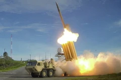 Hệ thống tên lửa đánh chặn tầm cao giai đoạn cuối (THAAD). (Nguồn: Reuters/TTXVN)
